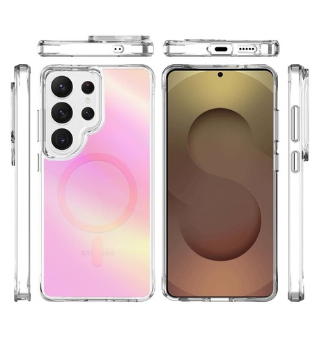 Samsung Galaxy S26 Ultra TOKO Pure rainbow MagSafe zadní kryt (Růžová)