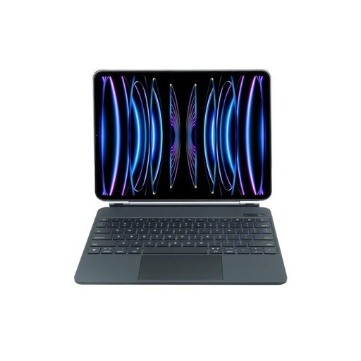 XO KB-10 chytrý klávesnice digitální s displejem iPad 12.9" (Černá) - 78 s tlačítky