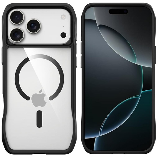Apple iPhone 17 Pro Max ROAR Slim Defender MagSafe zadní kryt (Černá)