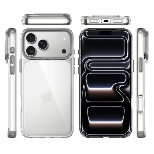 Apple iPhone 17 Pro Max TOKO Apex capsule magsafe zadní kryt (Stříbrná)