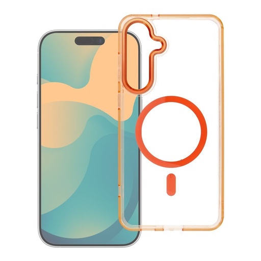 Samsung Galaxy S26 Ultra Frame Hybrid MagSafe zadní kryt (Oranžová)
