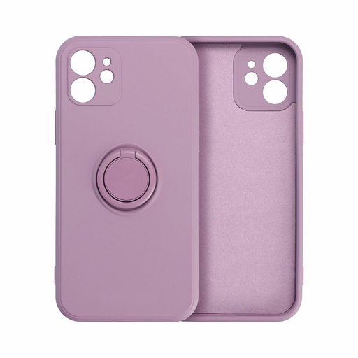 Apple iPhone 13 Pro finger grip magnetický zadní kryt (Fialová)