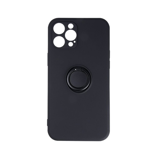 Apple iPhone 12 Pro finger grip magnetický zadní kryt (Černá)