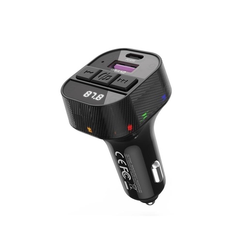 XO BCC17 FM transmitter 30W autní nabíječka (Černá)