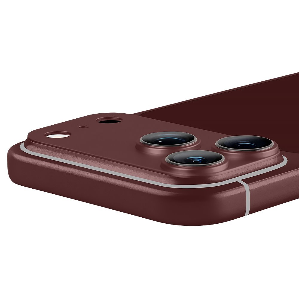Apple iPhone 18 Pro Max OBAL:ME Camera Lens Glass kamera sziget védőüveg (Mélycseresznye)