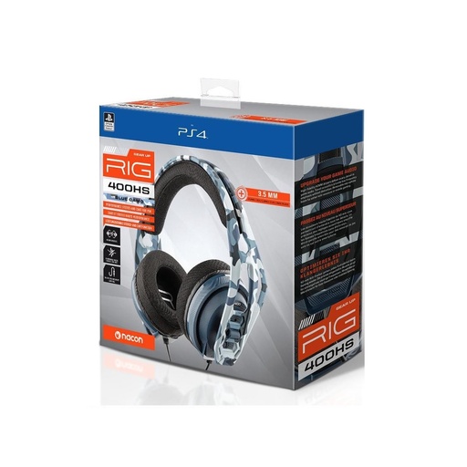 Plantronics NACON RIG 400HS PS4 Camo modrá (210681-05)