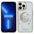 Apple iPhone 13 Pro Max Kingxbar moon series Swarovski s kamínky zadní kryt (Zlatá)