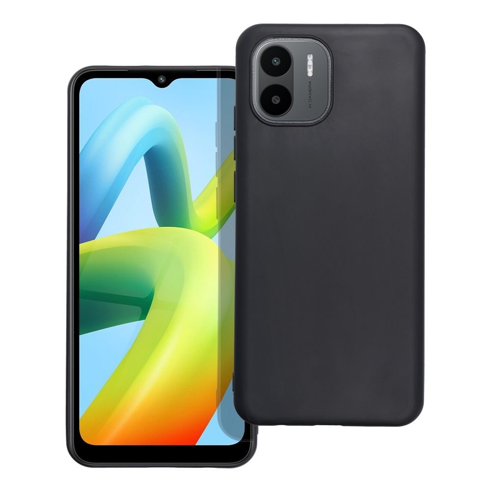 [586357] Xiaomi Redmi A1 / Redmi A2 TPU matte back cover case (Black)