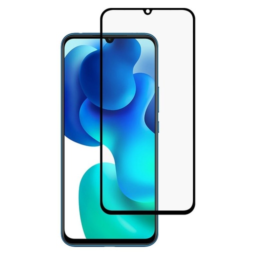 Xiaomi Redmi 9 5D tvrzené sklo celý na displej, průhledný (černá rámeček)