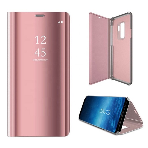 Xiaomi Redmi Note 10 5G / Pocophone M3 Pro / Pocophone M3 Pro 5G Průhledný view knížkové pouzdro (Růžová)