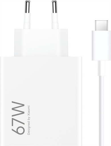 Xiaomi MDY-12-EH USB-A síťový rychlonabíječka 67W (Bílá)