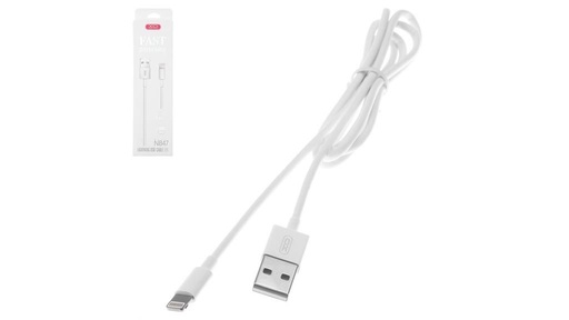 XO NB47 micro USB datový kabel (Bílá) – 2.4A
