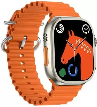 [6920680837984] XO M8 Pro smartwatch (Orange) – 1.96", 49 mm, call answering, wireless charging