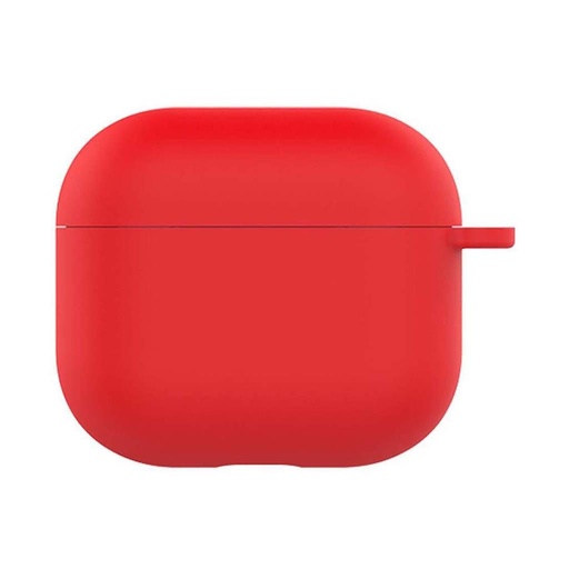 XO K15 sluchátka pouzdro AirPods 3-hoz s poutkem (Červená)