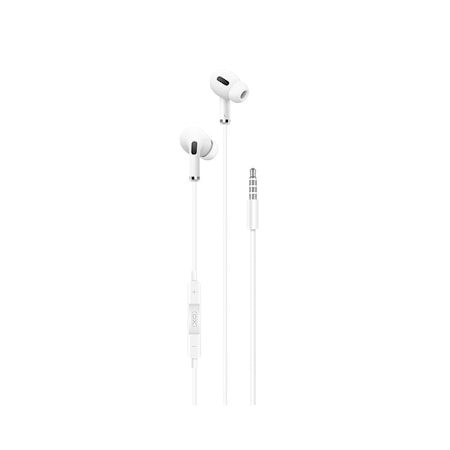 XO EP23 headset (jack 3,5mm) bílá