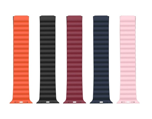 XO BT01A magnetický silikonový řemínek na hodinky Apple Watch 38/40/41 mm (Modrá)