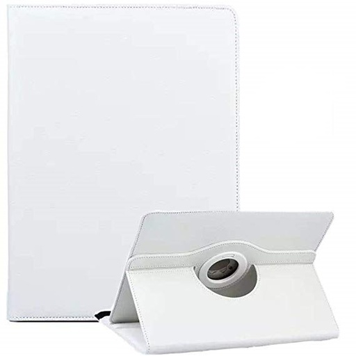 Univerzální velikost 8"-ig otočný tablet pouzdro, (Bílá)