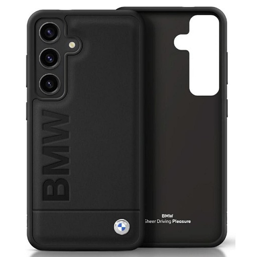 Samsung Galaxy S25 BMW Sign Leather pouzdro (Černá) - BMHCS25SSLLBK