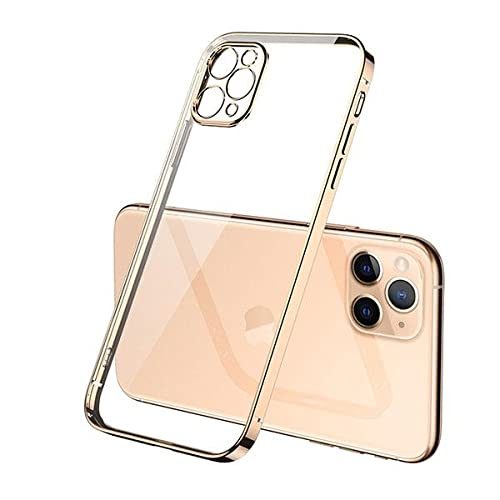 [5990117249722] Samsung Galaxy S23 FE electroplate camera-protecting silicone back cover case (Gold)
