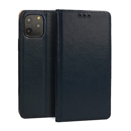 Samsung Galaxy S22 originální kůže knížkové pouzdro (Modrá)