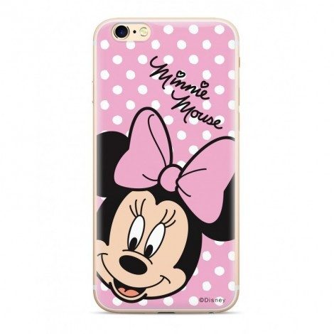 [DPCMIN7781] Samsung Galaxy S22 Ultra Disney silicone Minnie 008 back cover case (Pink)