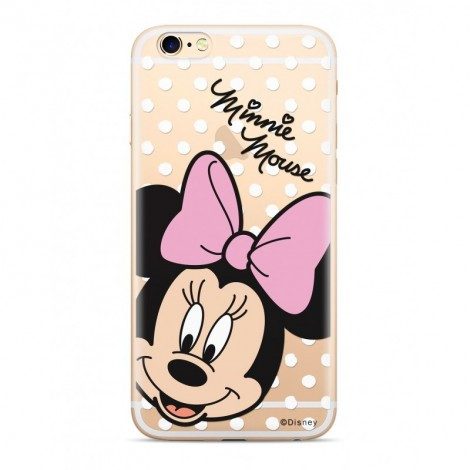 Samsung Galaxy S22 Ultra Disney silicone Minnie 008 zadní kryt (Průhledný)