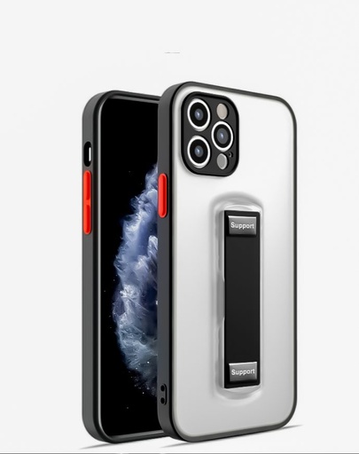 Samsung Galaxy S21 Ultra s podpěrou zadní kryt, (Černá)