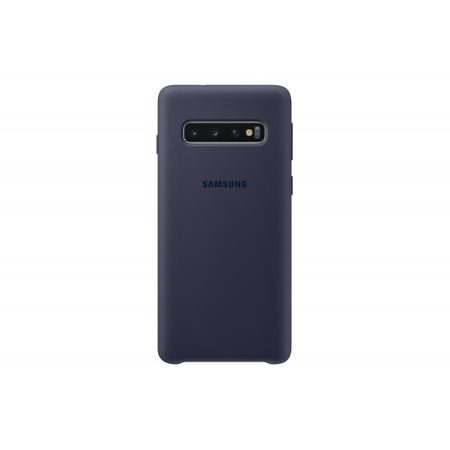 Samsung Galaxy S10+ silicone cover tovární zadní kryt, tmavě modrá