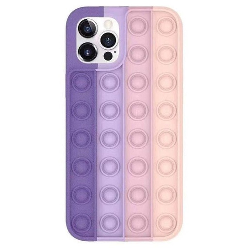 Samsung Galaxy A52 4G/A52 5G/A52s 5G push bubble zadní kryt (lila-pink)