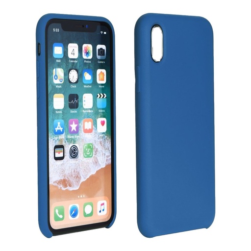 Samsung Galaxy A40 silicone zadní kryt (Tmavě modrá)