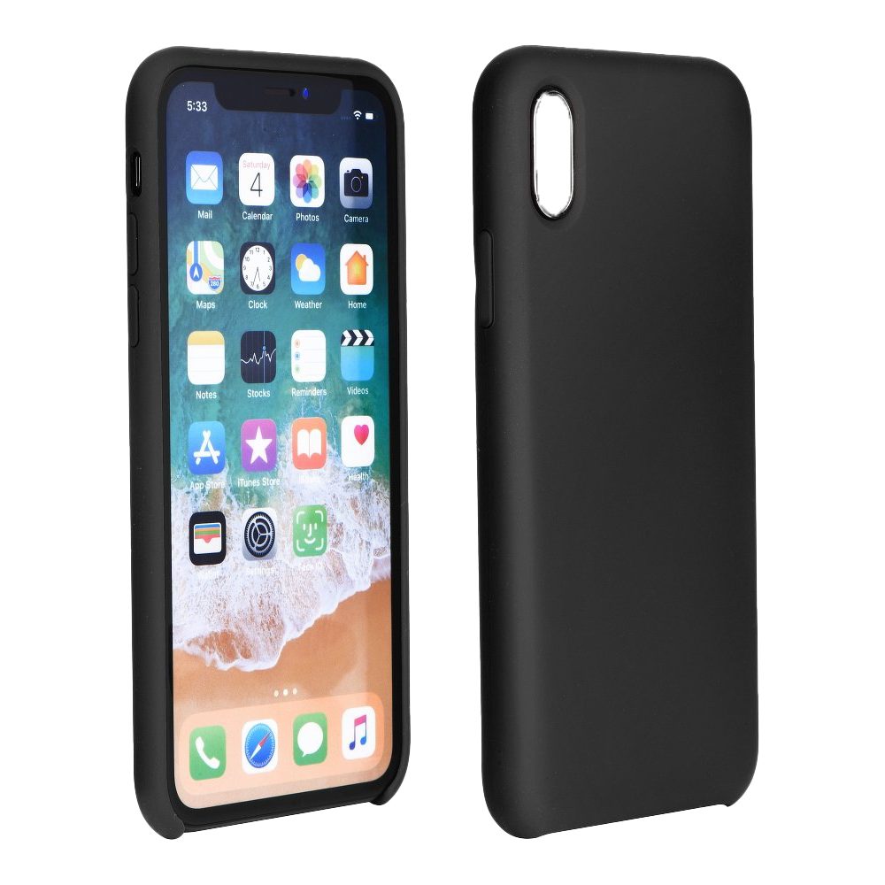 [5903396000515] Samsung Galaxy A40 silicone back cover case (Black)