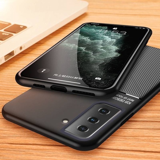 Apple iPhone 12/12 Pro BUSINESS silikonový zadní kryt (Černá)