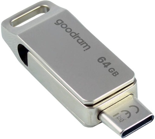 ODA3 0640S0R11 64GB USB 3.2 USB-C pendrive, šedá