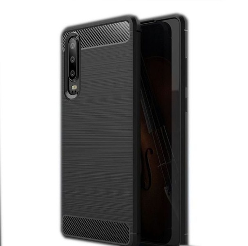 Huawei P30 forcell carbon zadní kryt (Černá)