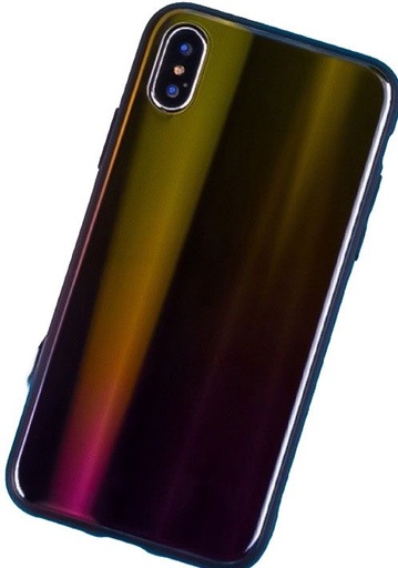 Huawei P20 ombre zadní kryt (Fialová - Žlutá)