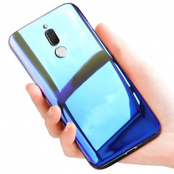 Huawei P20 ombre zadní kryt (Modrá)