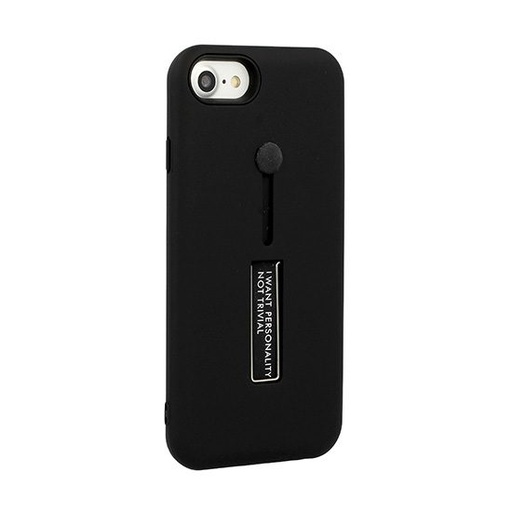 Huawei P20 Lite ring finger stand zadní kryt, (Černá)