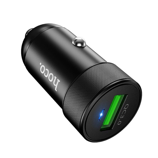 Hoco Z32 autní rychlonabíječka, QC 3.0, max. 18W, LED indikátor stavu, černá