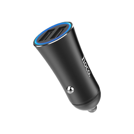 Hoco Z30A autní nabíječka (2xUSB port), 5V 3,1A, černá