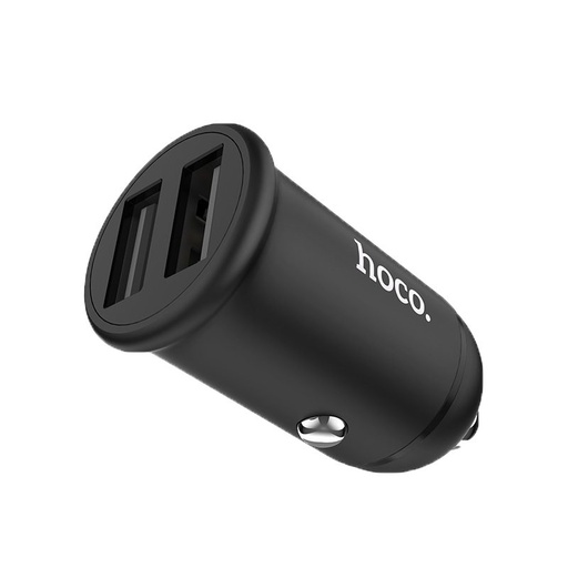 Hoco Z30 autní nabíječka (2xUSB port), 5V 2,4A, černá