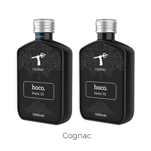Hoco J21 power bank, 10000 mAh, LED indikátor stavu, 5V 2,1A, černá