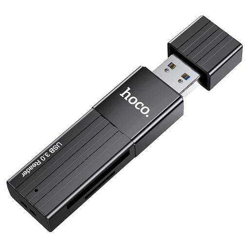 Hoco HB20 čtečka karet, USB2.0 / USB3.0, TF/SD, černá