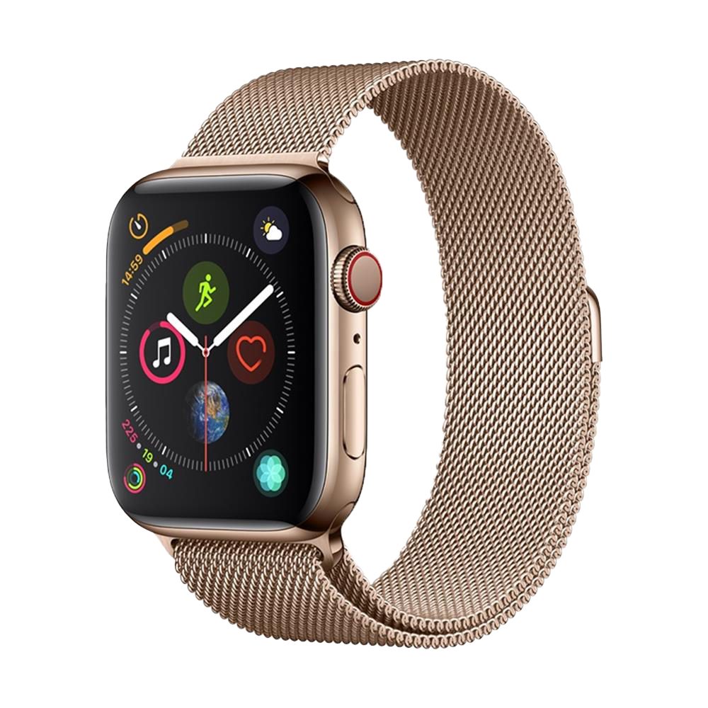 [FP-BRA007503] Devia Apple Watch Series 4 44mm milánói strap, Gold