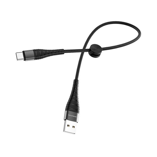 Borofone BX32 microUSB kabel, 5A, 0,25m, černá