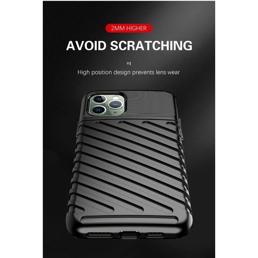Apple iPhone 11 thunder zadní kryt (Černá)