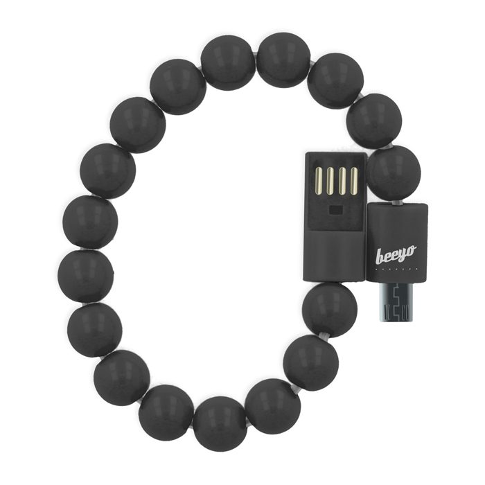 [FP017294] Beeyo band microUSB cable, black