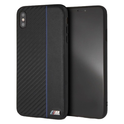 Apple iPhone XS Max BMW Carbon pouzdro (Modrá) - BMHCI65CAPNBK