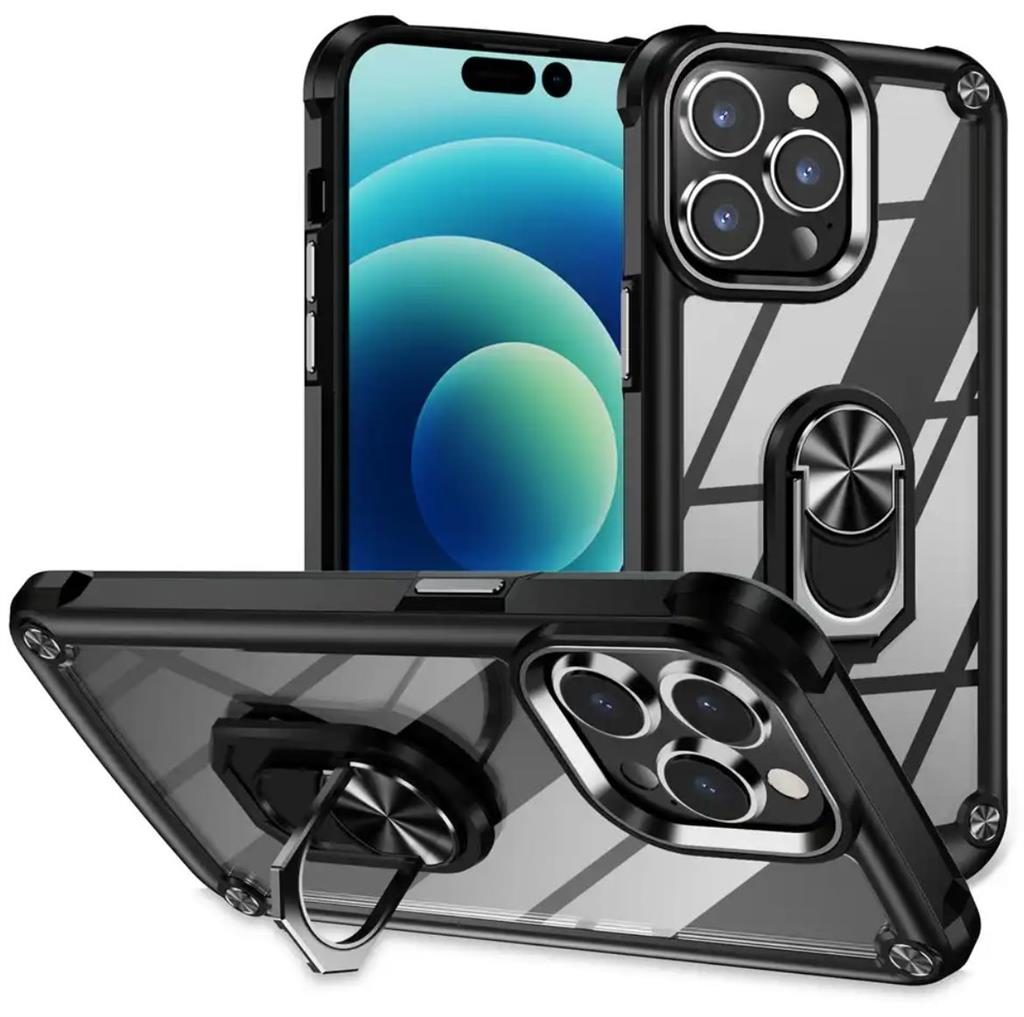 [5990202209097] Apple iPhone 7/8/SE 2020/SE 2022 airbag shockproof back cover case (Black)