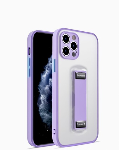 Apple iPhone 7/8/SE 2020/ SE 2022 s podpěrou zadní kryt (Fialová)