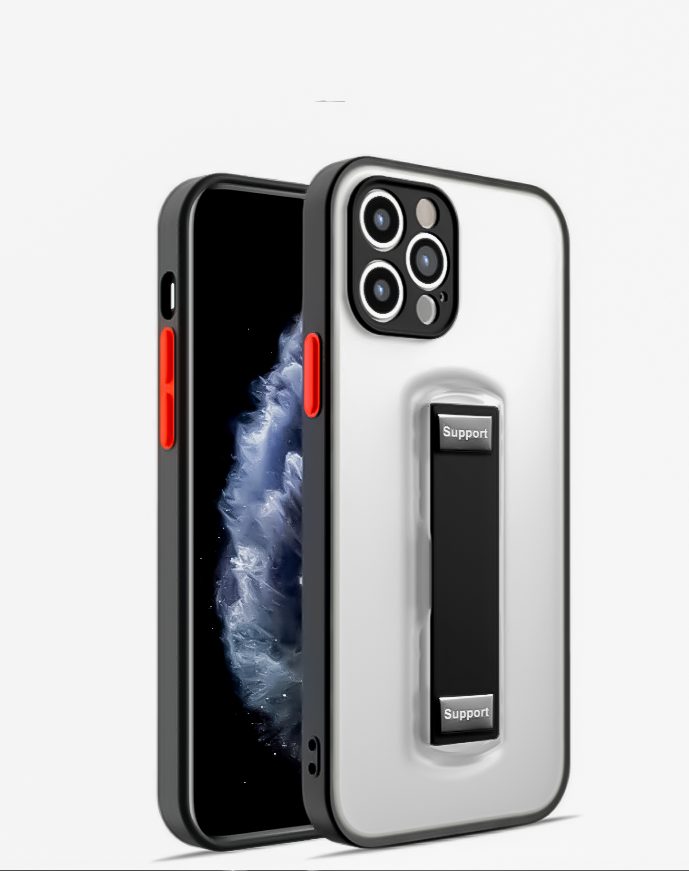 [5901215478735] Apple iPhone 7/8/SE 2020/ SE 2022 with kickstand back cover case (Black)